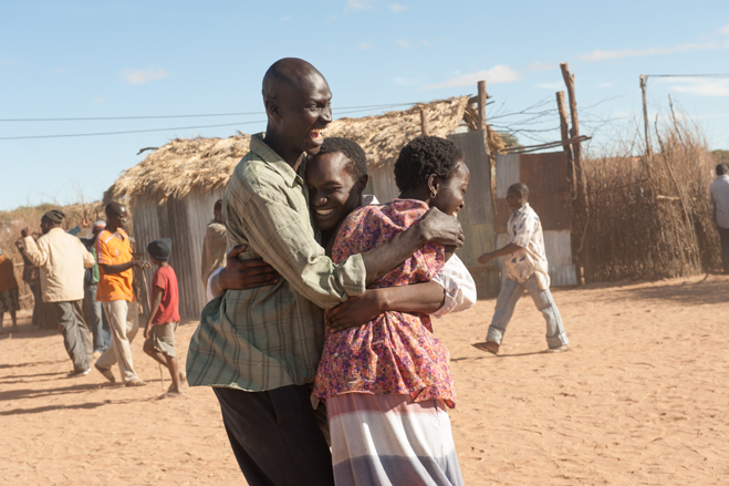 The Good Lie - people embracing and smiling