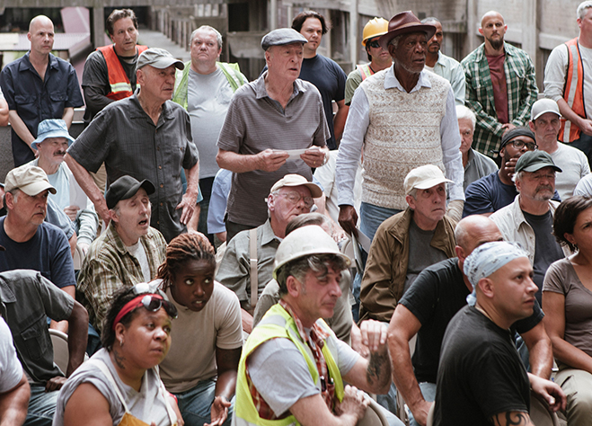 Alan Arkin, Michael Caine and Morgan Freeman star in Going in Style.