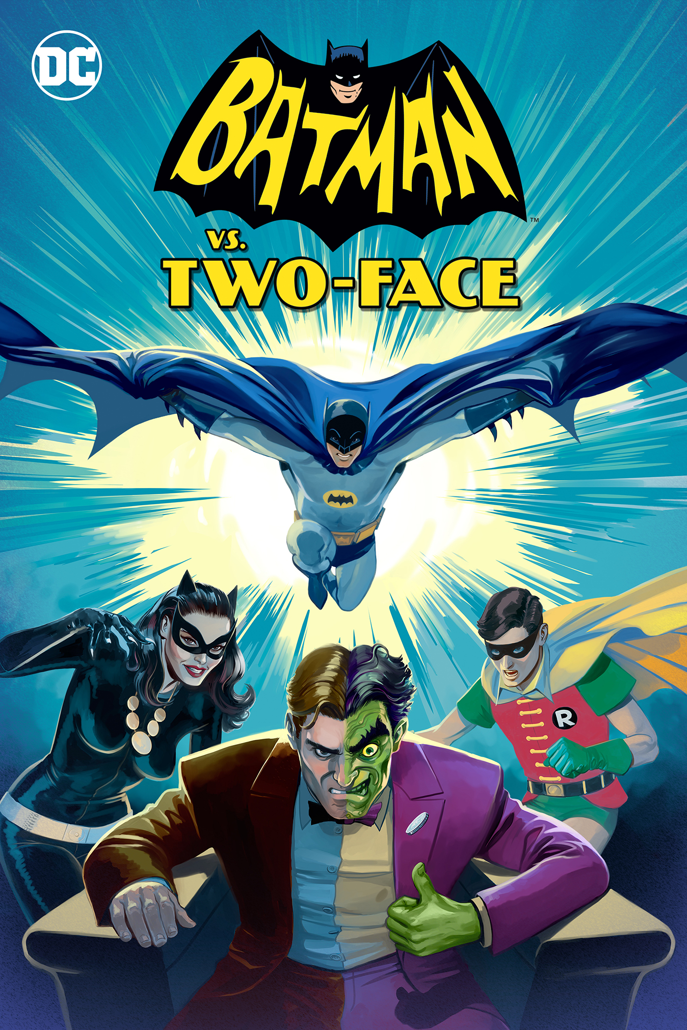 batman vs. two-face poster