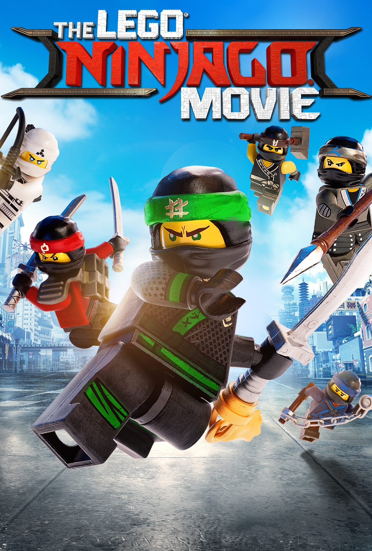 the lego ninjago movie home entertainment poster