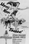 Key Art - Texted featuring students running after Nancy Kwan as Tamahine.